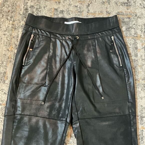 RAFFAELLO ROSSI FAUX LEATHER CANDY PANTS! EUC! SIZE 8 - Picture 2 of 8